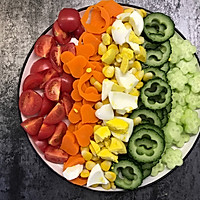 彩虹沙拉#中粮我买，真实惠才是食力派#的做法图解12