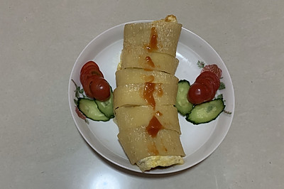 快手蔬菜烤冷面