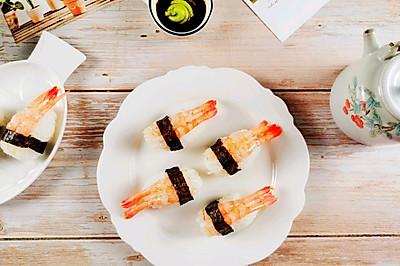 肥美鲜嫩北极虾刺生寿司