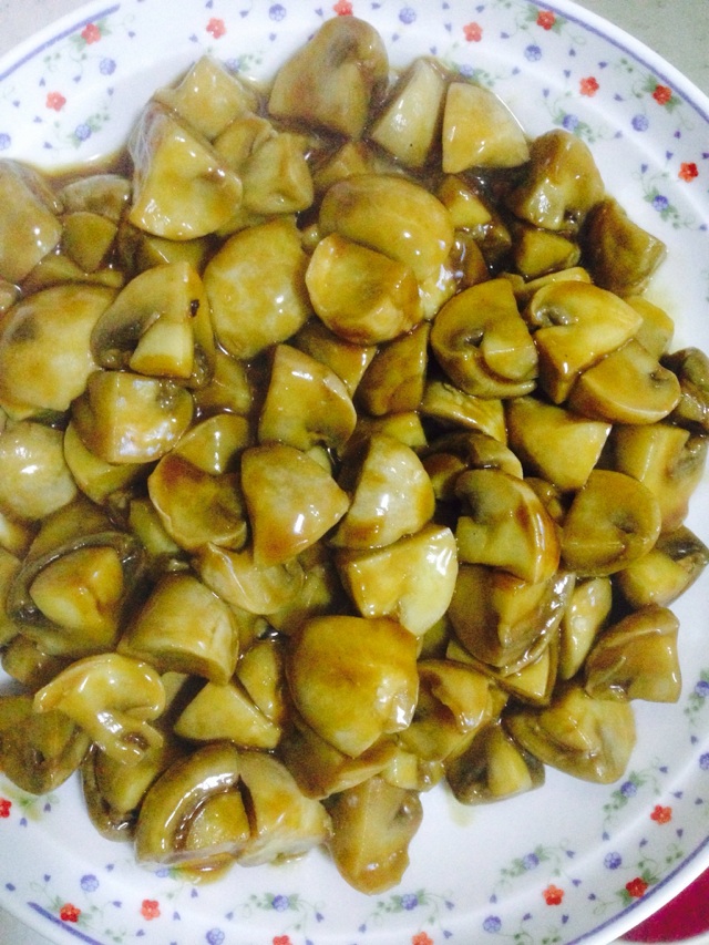 蚝油口蘑（素）的做法