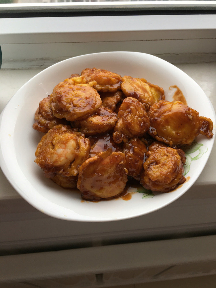 糖醋虾仁的做法