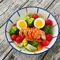 【减脂餐】鲜虾蔬菜沙拉，高蛋白低脂肪，减肥首选的做法图解7
