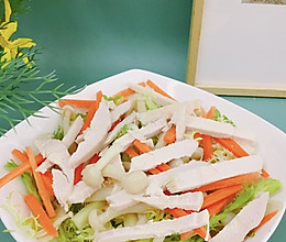 #时令蔬菜最养人#鸡肉杂蔬沙拉的做法
