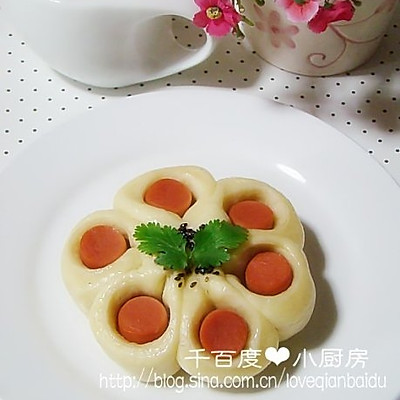 火腿花式牛奶包