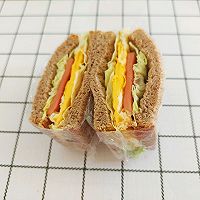 低卡低脂三明治的做法图解5