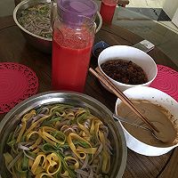 彩色面条的做法图解7
