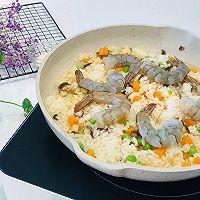 虾仁时蔬烩饭的做法图解9
