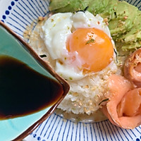 牛油果温泉蛋拌饭的做法图解8
