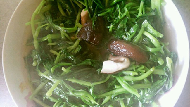 香菇青菜的做法