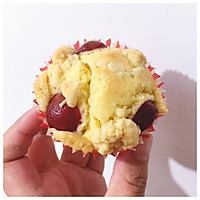 樱桃杏仁酥顶纸杯蛋糕cherry cupcake的做法图解12