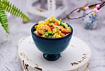 #春季食材大比拼#虾仁豆芽蛋炒饭的做法
