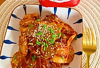 #暖冬酱在手，嗨吃部队锅#韩式泡菜牛肉年糕的做法