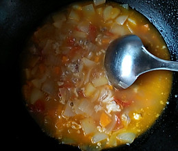 罗宋汤（西红柿牛腩汤）孩子的最爱的做法