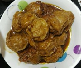 油面筋灌肉的做法
