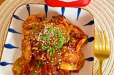 韩式泡菜牛肉年糕