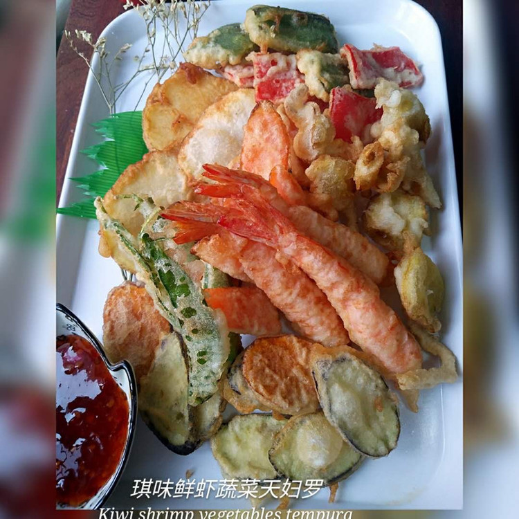 禁不住诱惑「鲜虾蔬菜天妇罗」的做法