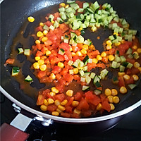 蔬菜炒饭的做法图解5
