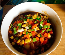 蔬菜肉沫土豆泥的做法