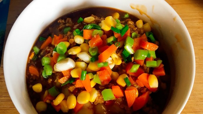 蔬菜肉沫土豆泥