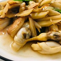 爆炒蛏子茭白的做法图解7