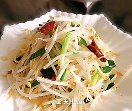 辣炒豆芽的做法