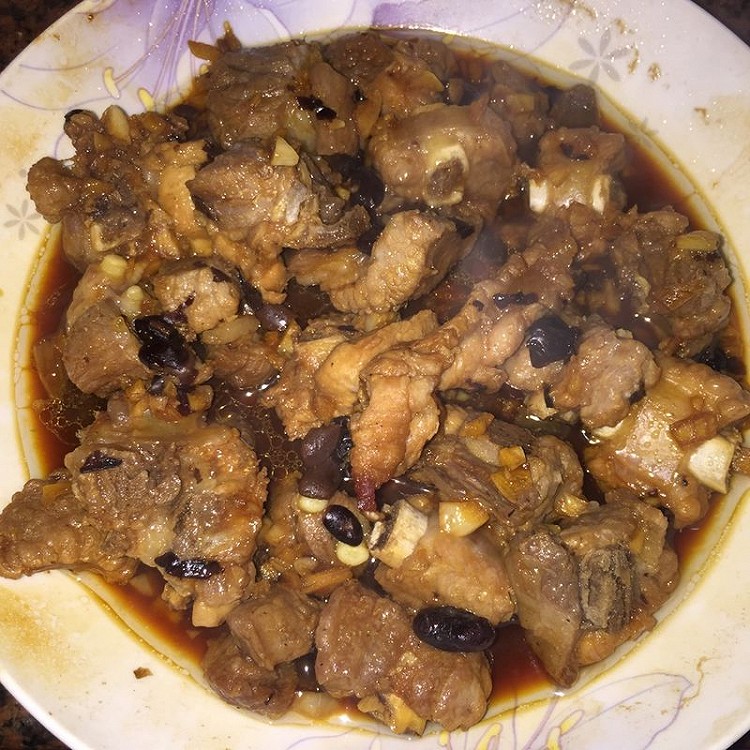 微波炉煮豆豉排骨的做法