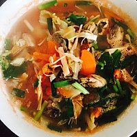 海蛎子蔬菜营养汤的做法图解3