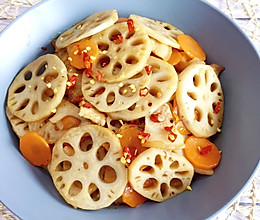 五花肉炒藕片的做法