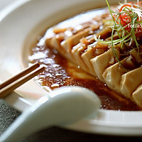 鲜贝蒸豆腐的做法图解9