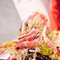 #加油 阿根廷#宅家学做菜，藜麦沙拉配加拿大北极虾的做法图解12