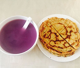鸡蛋葱油饼的做法