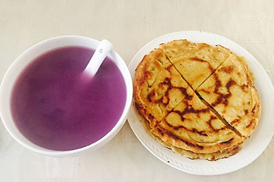 鸡蛋葱油饼