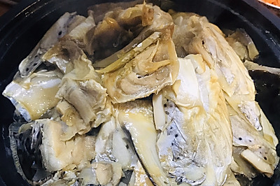 中餐厅 干锅三文鱼头 塔吉锅