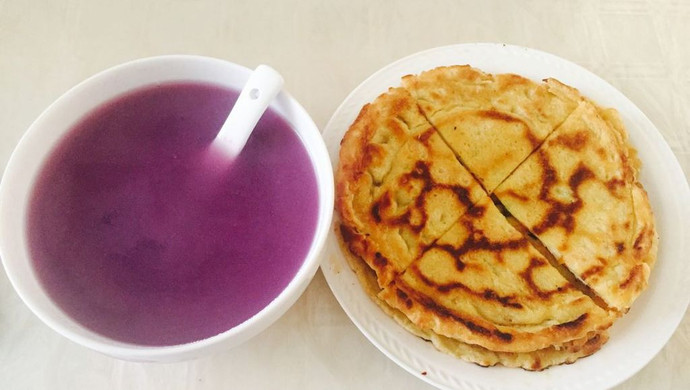 鸡蛋葱油饼