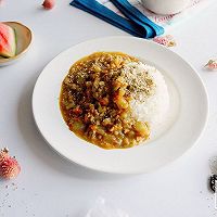 咖喱茄丁肉臊饭#我要上首页下饭家常菜#的做法图解11
