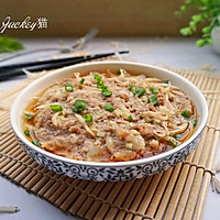 银鱼蒸肉饼#松下饭煲年味#的做法图解10