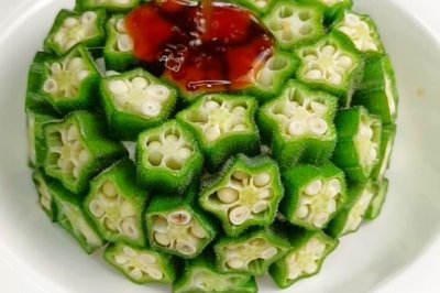 轻食餐土豆泥秋葵