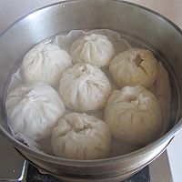 青南瓜鲜肉包#樱花味道#的做法图解12