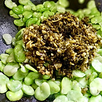 #寻味外婆乡#雪里蕻咸菜烧豆瓣的做法图解4