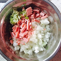 冬瓜虾仁火腿蛋花疙瘩汤的做法图解1
