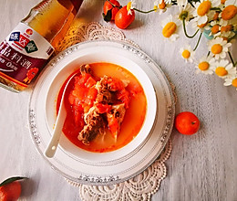 #味达美名厨福气汁，新春添口福#满屋飘香的番茄牛尾浓汤的做法