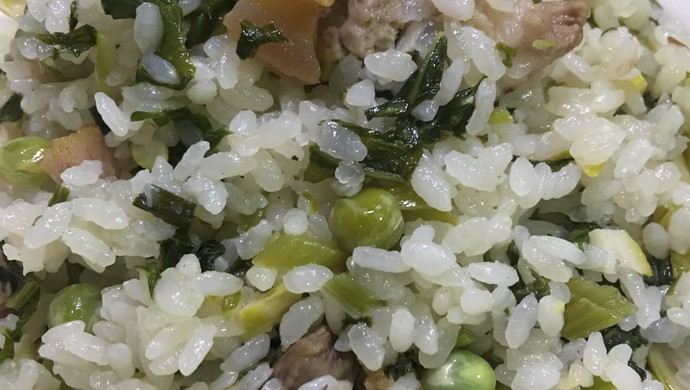 立夏之菜饭---排骨咸肉版