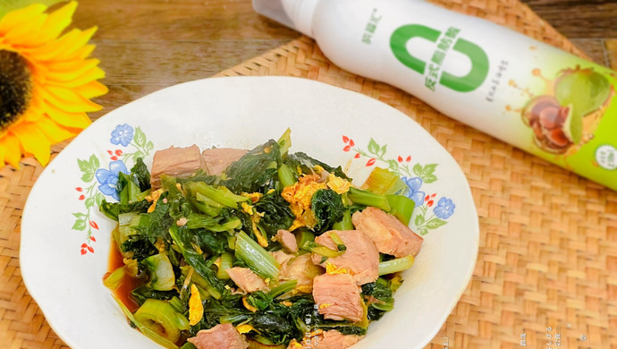 低脂高蛋白小白菜烧肉
