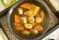 #年在一起 鲜才够味#胡萝卜南瓜栗子瘦肉汤的做法