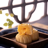 超越美心的流心奶黄月饼的做法图解26