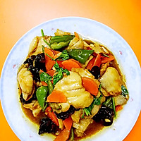 滑炒黑鱼片的做法图解1