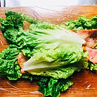 100道减肥餐—3道:营养早午餐培根泡菜卷！！味道绝了的做法图解10