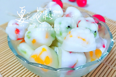 酸奶水果冻