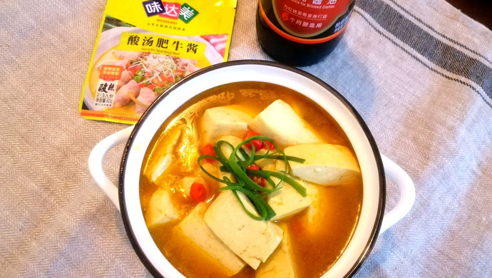 酸汤豆腐