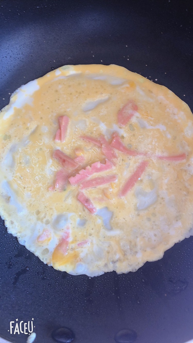 家常稀面鸡蛋饼的做法